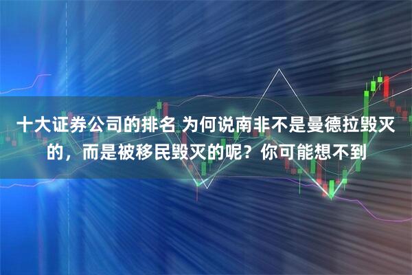 十大证券公司的排名 为何说南非不是曼德拉毁灭的，而是被移民毁灭的呢？你可能想不到